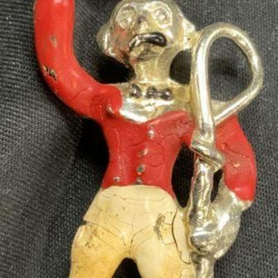 22: MARVELLA Vintage Ring Master Circus Pin
