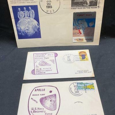 1966/69 Gemini, Apollo, Moon Landing Ephemera
