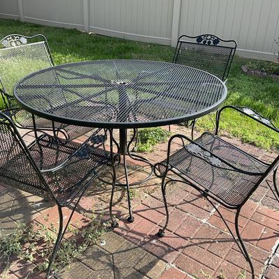Wrought Iron Patio Set 