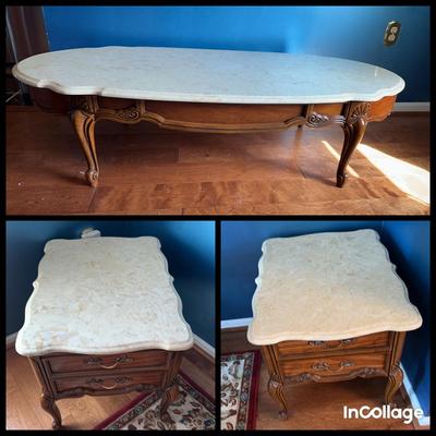 Bassett Coffee Table And End Tables 