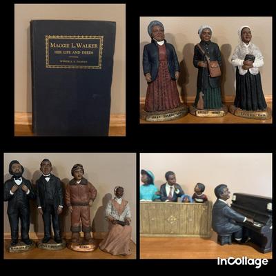 Figurines Of The Late Greats- Tubman And Washington 