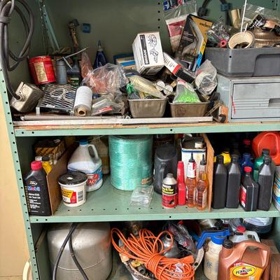 Mystery Garage Lot-Oil & Lubricants, Ties, Wire Brushes
