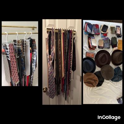 Men’s Ties And Hats Sllk And Wool 