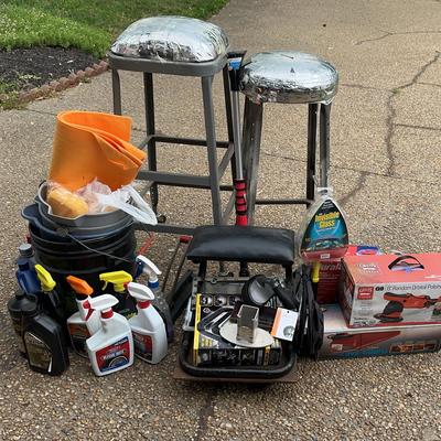 Collection Of Car And Shop Supplies 