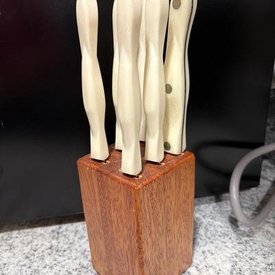 Six CUTCO Knives-Pearl Handle 