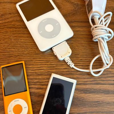 Three Vintage iPods 