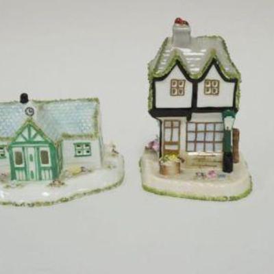 1021	COALPORT BONE CHINA COTTAGES, THE VILLAGE CRICKET PAVILION, KEEPERS COTTAGE, THE OLD CUROSITY SHOP, THE MASTERS HOUSE, LARGEST...