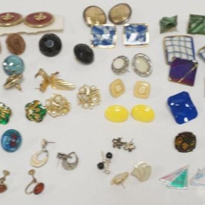 1106	25 PAIRS OF EARRINGS, SOME MARKED BY MAKER
