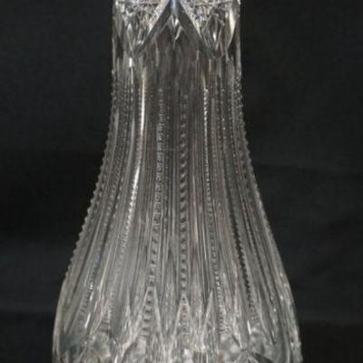 1138	AMERICAN BRILLIANT CUT GLASS VASE, APPROXIMATELY 12 IN H
