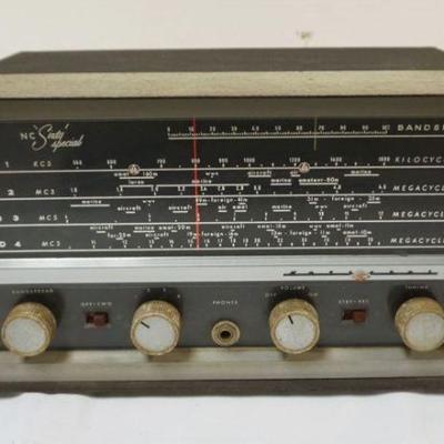 1245	NATIONAL RADIO N C *SIXTY* SPECIAL HAM/COMMUNICATIONS RECEIVER, UNTESTED AND SOLD AS IS FOR PARTS OR RESTORATION, APPROXIMATELY 14...