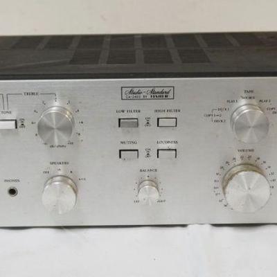 1239	FISHER STEREO AMPLIFIER, STUDIO STANDARD, CA 2400, APPROXIMATELY 17 IN X 13 IN X 6 IN H
