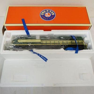1259	LIONEL TRAIN ERIE SD 70 ACE DIESEL LOCOMOTIVE #1832, APPROXIMATELY 21 IN X 7 IN X 5 IN
