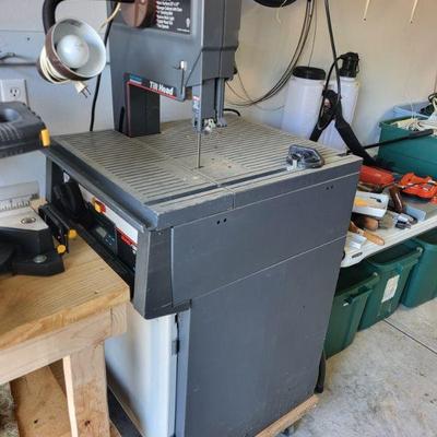 Craftsman 12" band saw on wheels