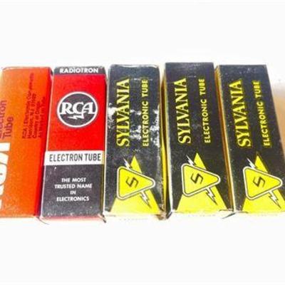 Lot of RCA and Sylvania Vacuum Tubes in Original Boxes