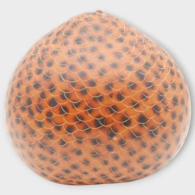 Hand-Carved Folk Art Pinecone Gourd Decoration