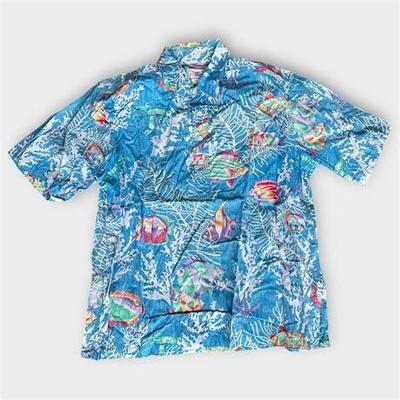 Reyn Spooner Cotton Short-Sleeve Shirt Men's Size XL