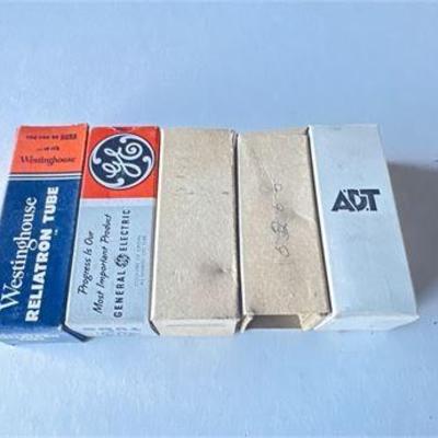 Set of Assorted Electron Vacuum Tubes in Original Packaging