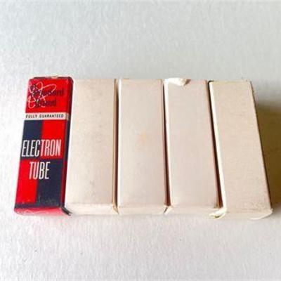 Set of 5 Electron Tubes in Original Boxes