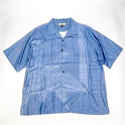 Tommy Bahama 100% Silk Short-Sleeve Shirt Men's Size XL