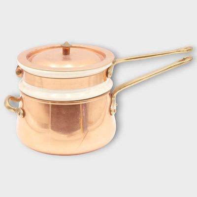 1960 Douro Copper Bain Marie, Portugal