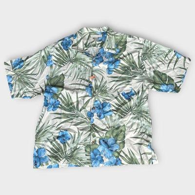 Bungalow Brand Hawaiian Silk Shirt, XL