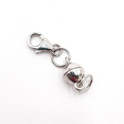 Silver-Tone Magnetic Jewelry Clasp Converter