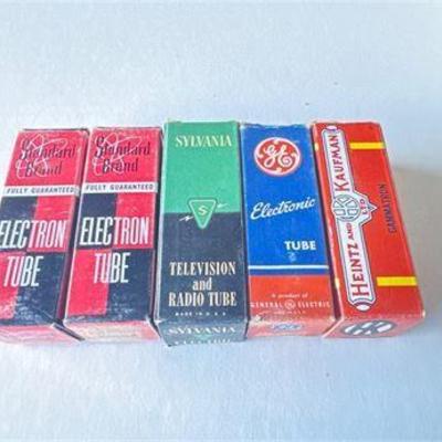 Assorted Electron Tubes in Original Packaging by Various Brands