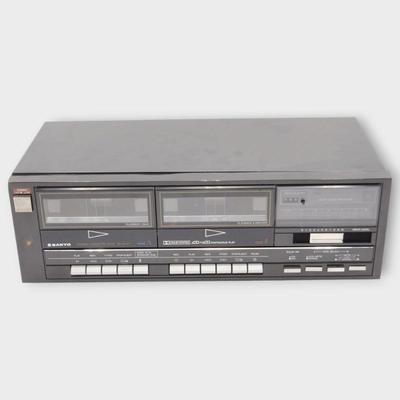 Sanyo RD-W41 Dual Cassette Tape Deck Recorder, 1987-1989