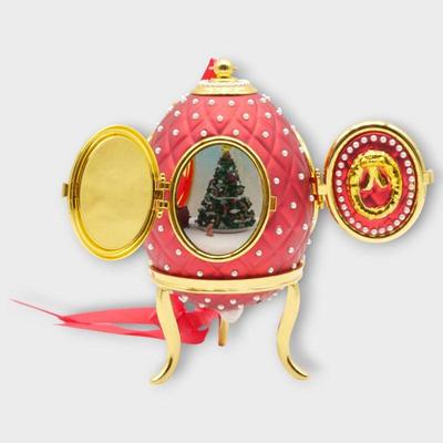 Heartfelt Holidays Musical Christmas Egg Ornament by Valerie