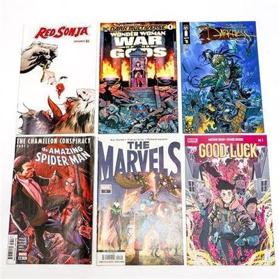Collection of 6 Comic Books ft. DC, Marvel & Boom Studios Titles