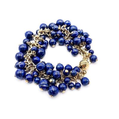Lapis Lazuli Bead Bracelet