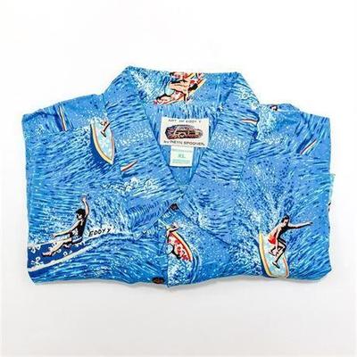 Vintage Art Of Eddy Y by Reyn Spooner Hawaiian Shirt Men's Size XL