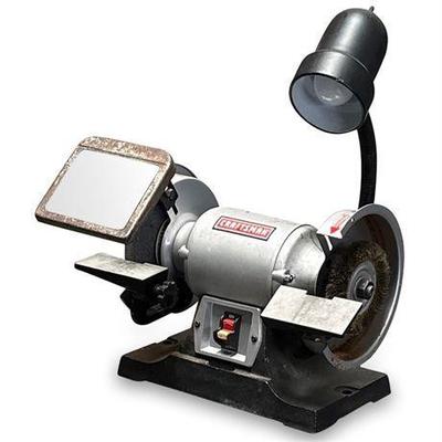 Craftsman 6-Inch Bench Grinder With Stand and Lamp