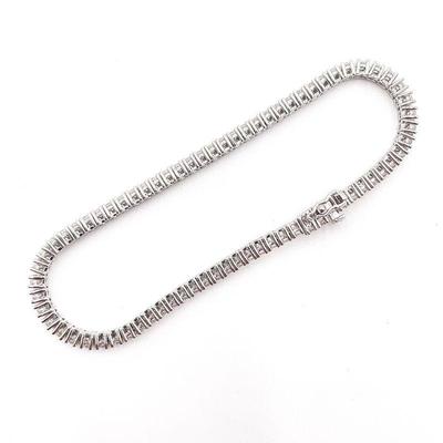 CZ Tennis Bracelet Marked 925 China