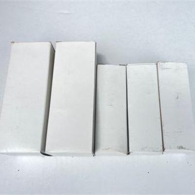 Lot of Five Electron Tubes in Original White Boxes