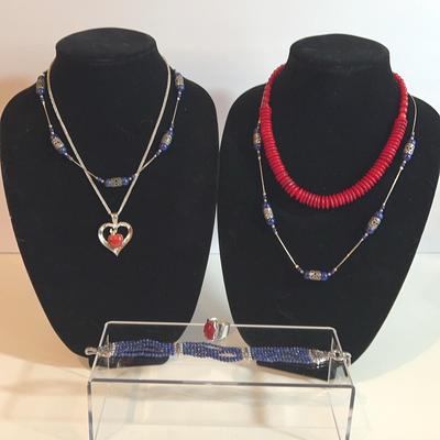 Lovely Lapis Lazuli And Coral 