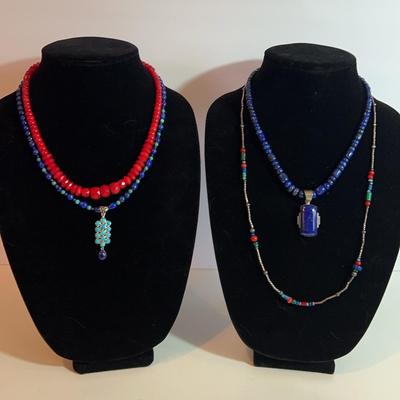 Multi Stone Necklaces 