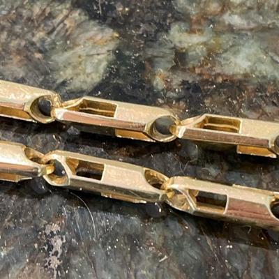 14k Yellow Gold Open-Link Bracelet