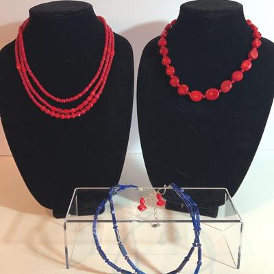 Cool Coral And Lapis Lazuli 
