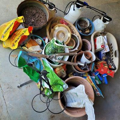 Planters, Potting Soil, Plant Stand, Shears, & More
