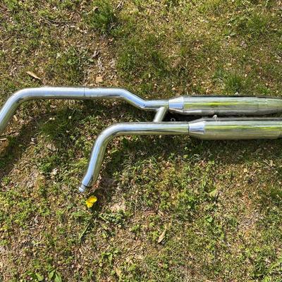 Harley Davidson Dual Exhaust System