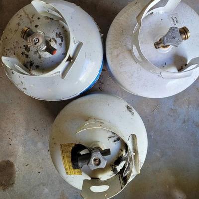 Lot Of Three Propane Tanks