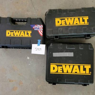 Lot Of Three DeWalt Power Tools