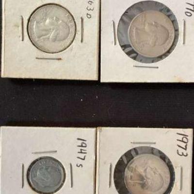 U s. half dollar coin collection – 1940s to 1970s