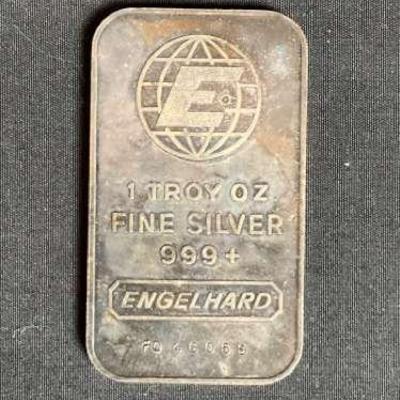 Engelhard silver bar 1 troy ounce