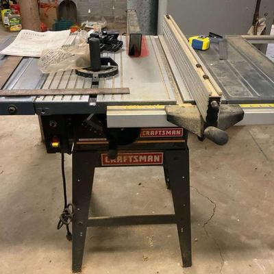Craftsman 10 inch table saw