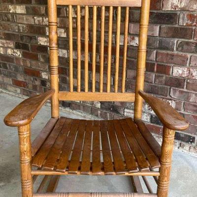 Jmp wood rocking chair 47 x 26 x 21
