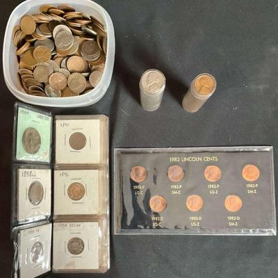U s. coin group – miscellaneous coins, rolls, and displayed pieces