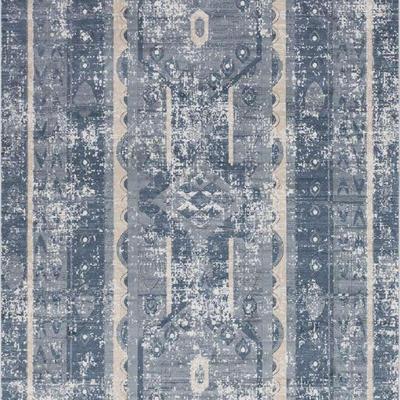 Unique Loom ~ Oregon Collection, In Blue 6x9
