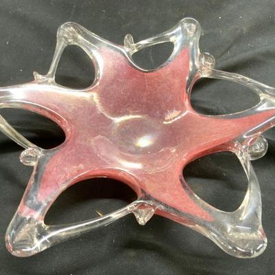 MURANO Lavorazione Art Gls Trinket Dish
